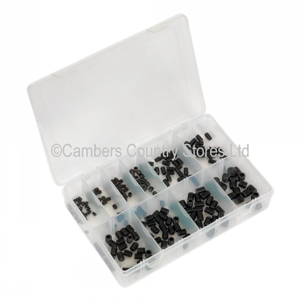 Sealey Grub Screw Assortment Metric 250 Pieces Cambers Country Store